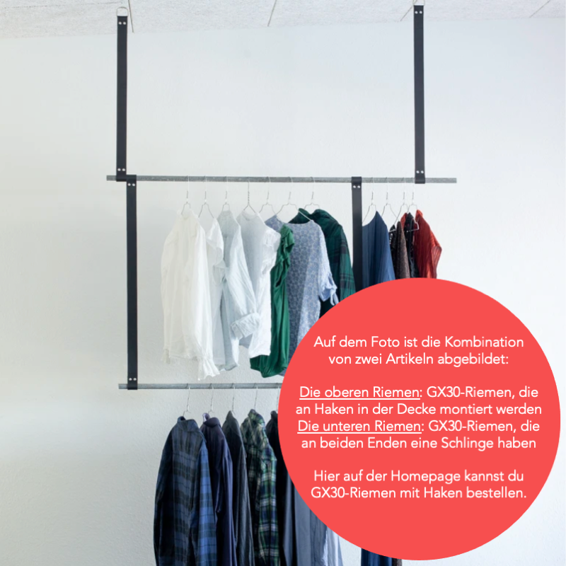 Trek Kleding Hanger Rod Verstelbare Garderobe Kleding Rail Hanger Rack Bar (397mm Trek Kleding Hanger Rod Verstelbare Garderobe Kleding Rail Hanger Rack Bar (397mm
